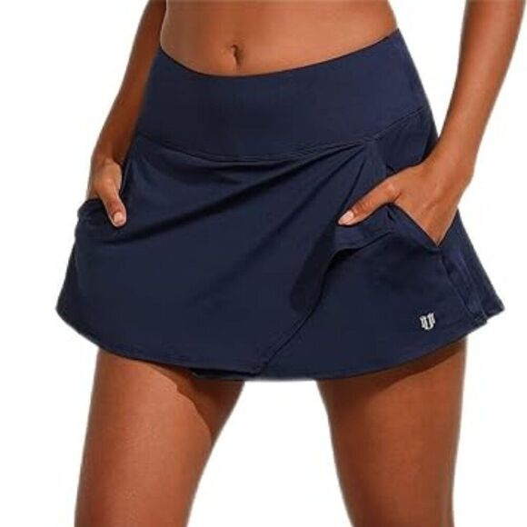 NWT New ELEVEN Venus Williams Tennis/Pickleball Fly Skirt/Skort Navy Blue M - Picture 2 of 12